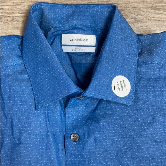 Calvin Klein Lucky Brand Shirt Lot 16-16.5 32/33 - Picture 2 of 3